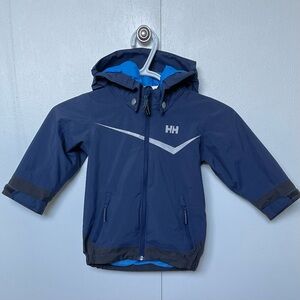 Helly Hansen Kids Shelter Jacket Waterproof Navy Size 86 / 1Yr